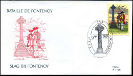 2600 - FDC - De Slag Bij Fontenoy - Stempel : Fontenoy - 1971-1980