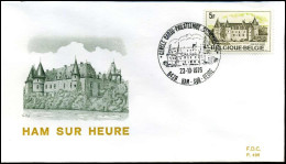 1835 - FDC - Toeristische Uitgifte   - Stempel : Ham-sur-Heure - 1971-1980