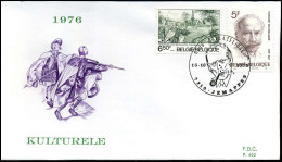 1829+1831 - FDC - Culturele Uitgifte - Stempel : Jemappes - 1971-1980