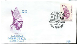 1798 - FDC - Kardinaal Mercier (1851-1926)   - Stempel : Torhout - 1971-1980