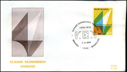 1799 - FDC - Vlaams Ekonomisch Verbond   - Stempel : Brussel/Bruxelles - 1971-1980