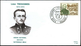 1726 - FDC - Léon Trésignies (1886-1914)   - Stempel : Charleroi - 1971-1980