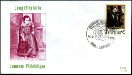 1724 - FDC - Jeugdfilatelie   - Stempel : Charleroi - 1971-1980