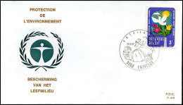 1707 - FDC - Bescherming Van Het Leefmilieu   - Stempel : Ertvelde - 1971-1980