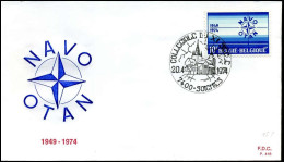 1712 - FDC - 25e Verjaring Van De N.A.V.O.   - Stempel : Soignies - 1971-1980