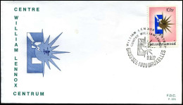 1639 - FDC - William Lennox Centrum   - Stempel : Brussel/Bruxelles - 1971-1980