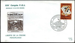 1625 - FDC -rijheid   - Stempel : Charleroi - 1971-1980