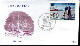 1589 - FDC - Zuidpoolovereenkomst   - Stempel : Tilleur - 1971-1980