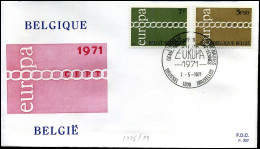 1578/79 - FDC - Europa   - Stempel : Brussel/Bruxelles - 1971-1980