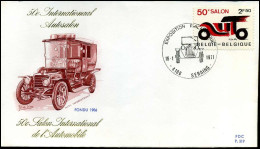 1568 - FDC - 50e Autosalon   - Stempel : Seraing - 1971-1980