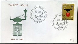 1336 - FDC - Talbot House Teinge   - Stempel : 2 X Poperinge - 1961-1970