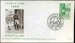 1327 - FDC - Jeugdfilatelie   - Stempel : Houffalize - 1961-1970