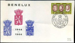 1306 - FDC - BENELUX-douane-unie   - Stempel : Bruxelles/Brussel - 1961-1970