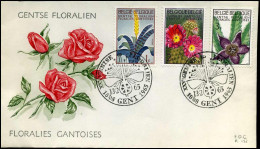 1315/17 - FDC - Gentse Floraliën Lll   - Stempel : 2 X Gent - 1961-1970