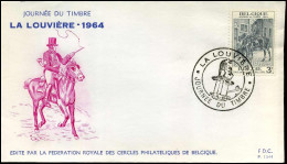 1284 - FDC - Dag Van Deegel   - Stempel : La Louvière - 1961-1970