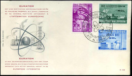 1195/97  -  FDC  -  Euratom - Stempel : Bruxelles/Brussel - 1961-1970