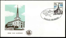 1636/37 - FDC - Toeristische Uitgifte - Stempel : Bruxelles / Brussel - 1971-1980