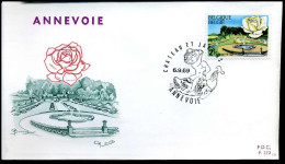 1501/02-  FDC - Flora - Stempel : Annevoie + Gent - 1961-1970