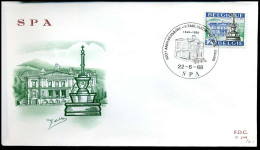 1461/62 -  FDC - Toeristische Uitgifte - Stempel : Spa + Genk - 1961-1970