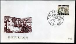 1397/98 - FDC - Toeristische Uitgifte, Bouillon - Lier - Stempel : Bouillon + Lier - 1961-1970