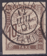 Taxe 10c Papeete Tahiti Magnifique - Strafportzegels