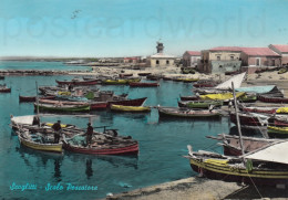 CARTOLINA  SCOGLITTI RAGUSA SICILIA SCALO PESCATORE VIAGGIATA 1966   Y4 - Ragusa