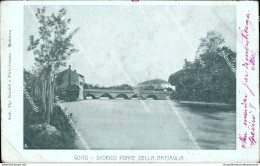 Bg70 Cartolina Goito Storico Ponte Della Battaglia Provincia Di Mantova - Mantova