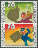 Liechtenstein 2001 Grußmarken Mit Rubbelfeld 1257/58 Postfrisch - Unused Stamps