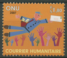 UNO Genf 2007 Humanitäre Postsendungen Briefträger 583 Postfrisch - Nuovi