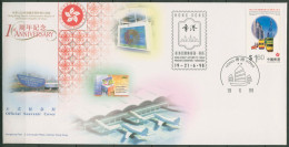 Hongkong 1998 Verkehrsmittel 821 Auf Brief Gestempelt (X99241) - Lettres & Documents