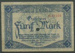 Limburg A.d. Lahn 5 Mark 1918, Geiger 320.01 Entwertet (K808) - Other & Unclassified