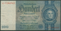 Dt. Reich 100 Reichsmark 1935 Serie D/C, Ro 176 A Leicht Gebraucht (K982) - 100 Reichsmark