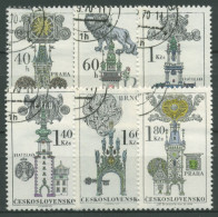 Tschechoslowakei 1970 Alte Haus-Embleme 1952/57 Gestempelt - Usati