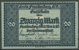 Frankenberg Hessen-Nassau 20 Mark 1918, Geiger 148 W1 (K819) - Other & Unclassified