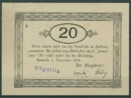Hersfeld 20 Mark 1918, Geiger 231.08 C, Entwertet (K815) - Other & Unclassified