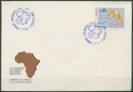 Angola 1983 Afrikanische Wirtschaftskommission Landkarte 685 FDC (X60969) - Angola