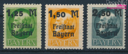 Bayern 174A-176A (kompl.Ausg.) Postfrisch 1919 König Ludwig Mit Aufdruck (10432643 - Otros & Sin Clasificación