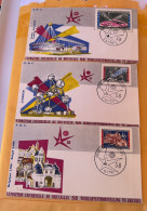 1959 Belgium FDC-Exposition Universal-Complete Set Of 6 - Herdenkingsdocumenten