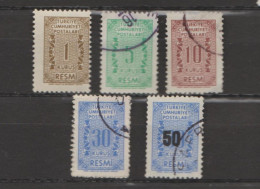 Turquie - Lot 12 Timbres De Service - Année 1962 Mi D 78 Neuf - Mi D 79 - Mi D80 - Mi D83 - Année 1963 Mi D 84 - Sellos De Servicio