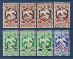 AEF - YT N° 198 à 205 ** - Neuf Sans Charnière - 1941 - Unused Stamps