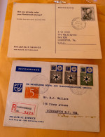 1956/1957 Netherlands FDCs - Covers & Documents