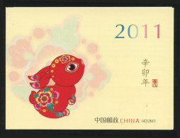 CHINA PRC -  2011 Stampbooklet SB42. MNH. - Nuevos