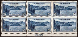 ZAYIX US 745 MNH Plate Block #21321 Bottom Crater Lake National Park 052023-SM34 - Blocks & Sheetlets