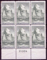 ZAYIX US 747 MNH Plate Block #21324 Bottom 8c Zion National Park 052023-SM39 - Blocks & Sheetlets