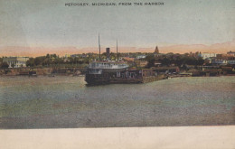 ZAYIX Postcard Great Lakes Petoskey Michigan From The Harbor A Cook Divided Back - Autres & Non Classés