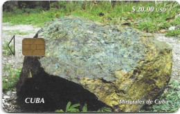 Cuba - Etecsa (Chip) - Minerales De Cuba - Calcopirita Masiva, 02.2005, 20$, 25.000ex, Used - Kuba