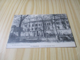 CPA Saint-Gaudens (31).Le Lycée De Jeunes Filles - Carte Animée. - Saint Gaudens