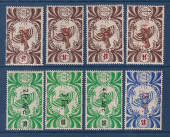 Nouvelle Calédonie - YT N° 249 à 256 ** - Neuf Sans Charnière - 1945 - Unused Stamps
