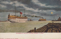ZAYIX Postcard Great Lakes Ship SS Eastland (sank 1915) SS Christopher Columbus - Otros & Sin Clasificación