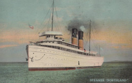 ZAYIX Postcard Great Lakes Passenger Steamer SS Northland Buffalo-Chicago - Otros & Sin Clasificación